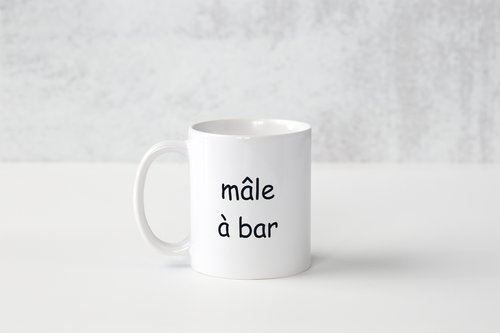 MUG MALE A BAR