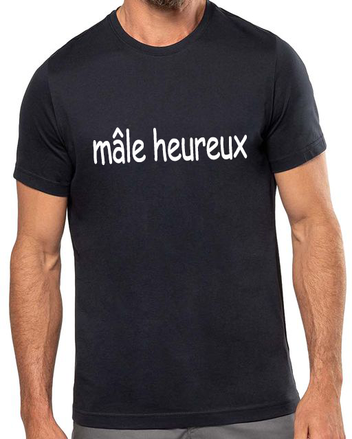 TEE-SHIRT MÂLE HEUREUX