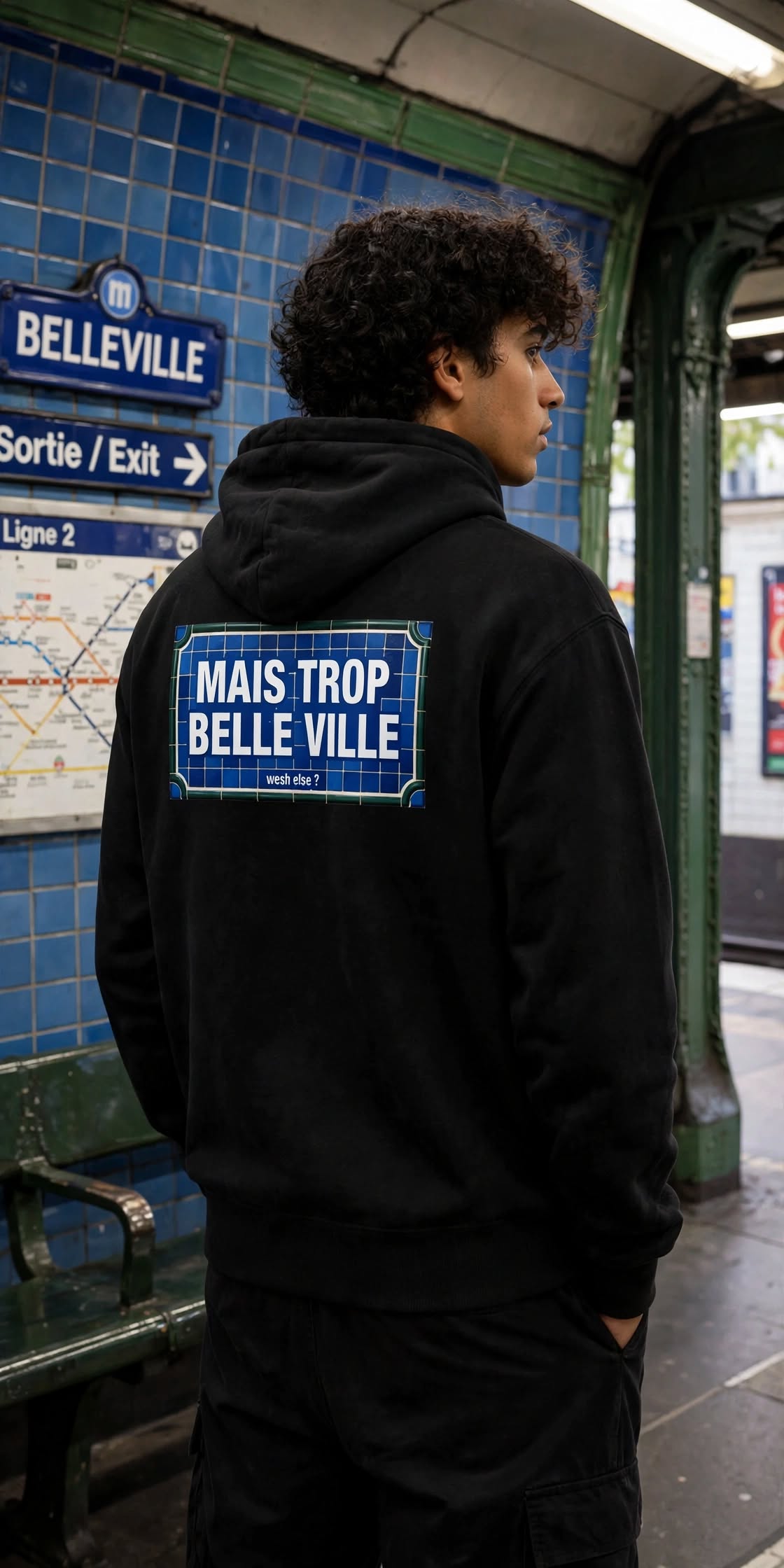 HOODIE MAIS TROP BELLE VILLE