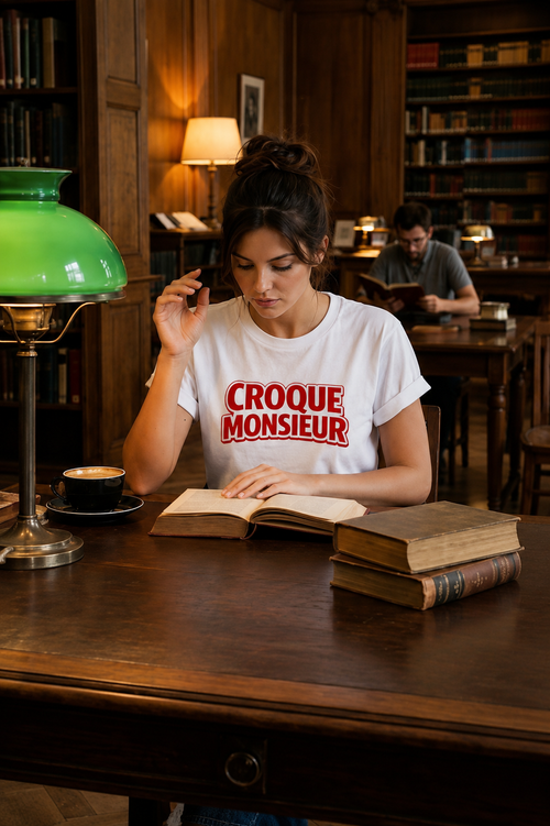 T-shirt Croque Monsieur — Wesh Else | Tee Femme Streetwear Français