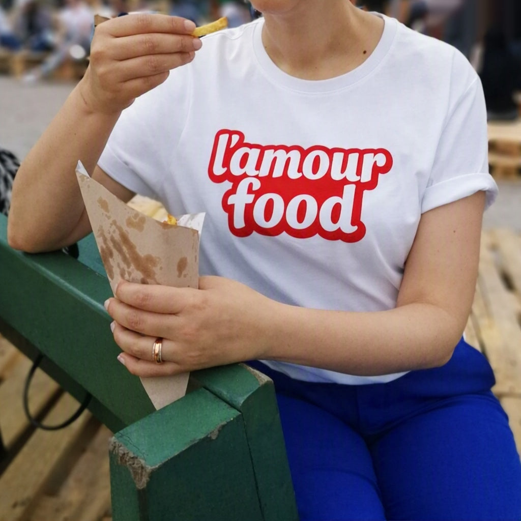 T-shirt L'amour Food — Wesh Else | Tee Femme Streetwear Français