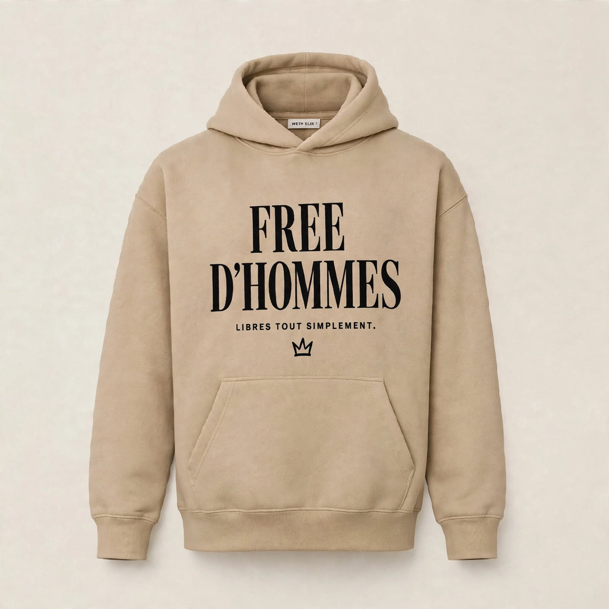 HOODIE FEMME FREE D'HOMMES