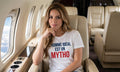 T-shirt L'homme idéal est un mytho Femme – Blanc